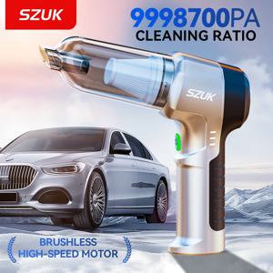 SZUK C017Max 차량용 진공 청소기 강력한 흡입력 무선 휴대용 핸드헬드 진공 청소기 강력한 에어 블로워 청소기 차량용 청소기 미니청소기 진공청소기 무선진공 청소기