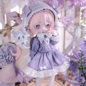 재고 있음 루루엘프 스토리 시리즈 1/12 BJD 블라인드 박스 미스터리 박스 장난감 귀여운 액션 애니메이션 피규어 카와이 모델 선물
