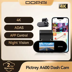 픽트리 A400 4K 블랙박스 내장형 ADAS Wi-Fi 차량용 카메라 1.9인치 IPS 스크린 지원 주차 모니터링 야간 시야 차량용 DVR