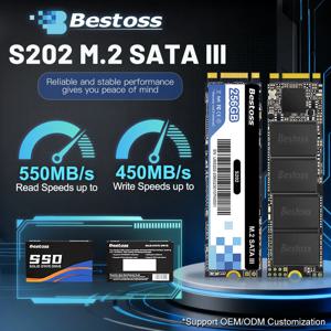베스토스 M.2 SATA 3.0 2280 풀 용량 120GB 128GB 240GB 256GB 480GB 512GB 1TB 2TB SSD 내장형 솔리드 스테이트 드라이브