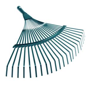 1개 22톱니 정원용 잎 갈퀴 잔디 갈퀴 내구성 있는 철제 화분용 정원 갈퀴 정원사 및 조경사용 신뢰할 수 있는 도구