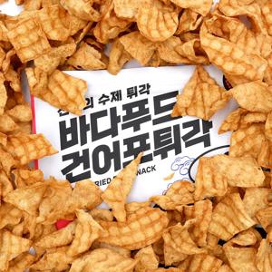 바다푸드 건어포튀각 100g 쥐포 과자 부각 안주 생선포 튀각
