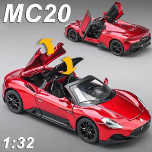 1:32 MC20 람보르기니 레불토 합금 다이캐스트 모델 장난감 자동차, 도어 열림, 사운드 및 라이트 기능, 후진 작동, 미니어처 자동차, 홈 데코레이션