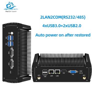 인텔 코어 i5-8250U 미니 PC 베어본 키트 DDR4 지원 리눅스 와이파이 컴퓨터 산업용 4xUSB3.0 2xGbE LAN 2xRS232/485