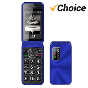 듀얼 SIM 대형 버튼 플립폰 2.4인치 화면 MP3 LED 손전등 무선 FM 폴더 표시 기능이 있는 폴더형 휴대폰