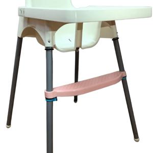 편안한 유아용 식탁의자 발판 조절 가능 미끄럼 방지 표면 페달 발 받침대 인체공학적 범용 아기 식탁의자 액세서리