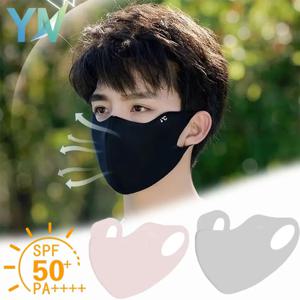 1-10PCS 아이스 실크 UV 페이스 마스크 여성용 쿨링 썬 발라클라바 통기성 방진 3D 페이스 커버 야외 러닝 사이클링 여름용