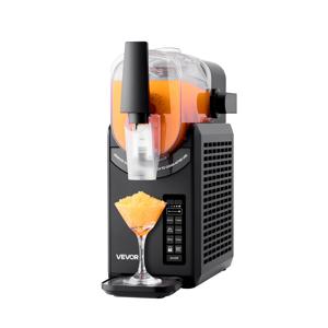 SucceBuy 슬러시 머신 2.6L/88oz 얼음 필요 없는 슬러시 제조기, 5가지 프리셋 프로그램이 있는 냉동 음료 제조기, 마가리타 머신
