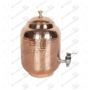 순수 구리 물통/물병 3.5L / 4.8L / 10.5L (갈색) 대용량 음료 용기