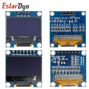 0.96 인치 IIC SPI 직렬 7/4핀 흰색/파란색/노란색 파란색/노란색 OLED 디스플레이 SSD1306 12864 Arduino용 LCD 스크린 보드