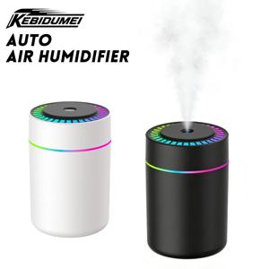 KEBIDUMEI 180ML 가습기 에센셜 오일 정화기 아로마테라피 미스트 메이커 라이트 USB 전기 아로마 디퓨저 자동차 액세서리