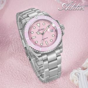 ADDIES 36mm 럭셔리 커플 시계 BGW9 루미너스 GM12 쿼츠 시계 316L 스테인레스 스틸 5Bar 방수 다이빙 손목시계 선물