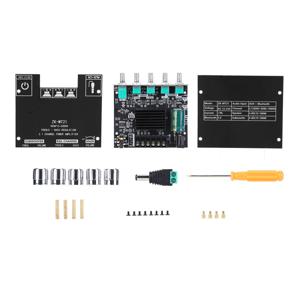 ZK-MT21 채널 블루투스 5.0 CS8673E 2.1 서브우퍼 앰프 보드 50W X 2+100W 파워 오디오 스테레오 앰프 보드 베이스 앰프 AUX