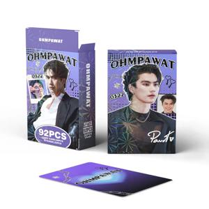 오옴 파와트 로모 카드 60개 포토카드 32개 스티커 태국 드라마 스타 미니 엽서 팬 컬렉션 선물