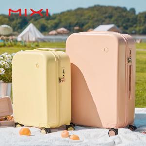 Mixi 여성 수하물 PC 가방 여행 트롤리 케이스 남성 음소거 스피너 휠 롤링 수하물 TSA 잠금 장치 M9236
