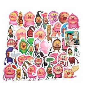 미니 2-3CM 40Pcs 핸드 계정 만화 Kobito 스티커 방수 노트북 오토바이 수하물 스노우 보드 냉장고 스티커