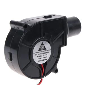 바베큐 팬 냉각 7530 공기 송풍기 DC12V 1.5A 브러시리스 2 핀 커넥터 2500R 팬, 75x75x30mm 공기 덕트 87HA