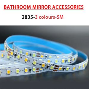 12V SMD 플렉시블 LED 스트립 2835 욕실 거울 액세서리 CCT 디밍 가능 120LED/m 캐비닛 조명 스트립 액세서리