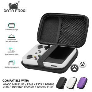 Anbernic RG35XX Plus Miyoo Mini Plus R36S R35S 케이스 용 데이터 개구리 케이스 EVA 커버 Protable Bag 게임 액세서리