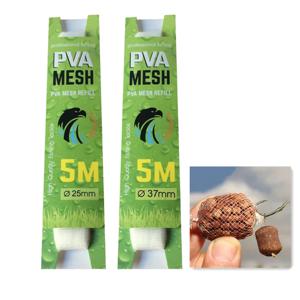 5M 메쉬 수용성 낚시 미끼망 18/25/37/44MM 친환경 잉어 낚시 피더 유럽 낚시 용품