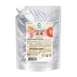 청정원 토마토와 생크림 로제 스파게티소스 2kg