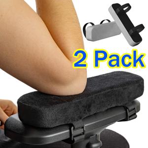 2/6Pcs 사무실 의자 팔 패드, 책상 의자 게임 의자용 부드러운 PU 스폰지 팔 받침대, 팔 받침대 커버 팔꿈치 지지대, 탈착식 청소 가능