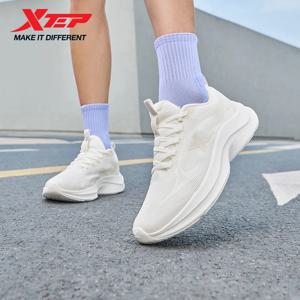 여성을위한 Xtep 운동화 여름 새로운 통기성 메쉬 운동화 야외 초경량 충격 흡수 신발 875318110030