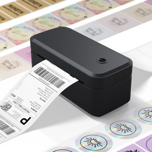 Marklife X4 열전사 라벨 프린터 4x6 우편 패키지 인쇄용 휴대용 프린터 Bluetooth 및 자동 라벨 인식