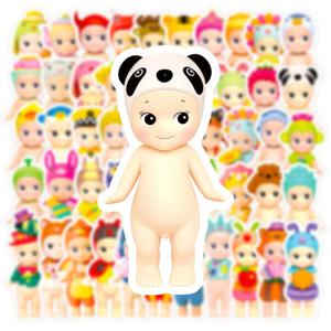 60PCS 귀여운 써니 엔젤 낙서 스티커 Kawaii 만화 데칼 노트북 전화 기타 컵 스케이트 보드 방수 스티커 s