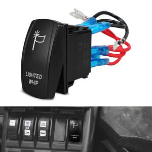 NICECNC UTV LED 휩 라이트 스위치 (스위치 점퍼 와이어 세트 포함) 12V/14V 폴라리스 RZR PRO XP RZR XP 터보 캔암 매버릭 X3용