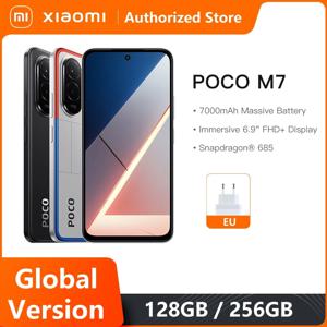 글로벌 버전 POCO M7 스냅드래곤 ®   685 NFC 128GB/256GB 스마트폰 144Hz 디스플레이 50MP 카메라 7000mAh 배터리 33W 고속 충전