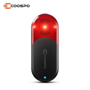 COOSPO TR70 레이더 테일 라이트 스마트 자전거 후미등 브레이크 경고 IP67 방수 사이클링 후미등 7가지 라이트 모드 테일 램프