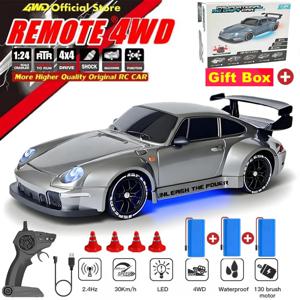 4륜구동 RC카 무선 조종 자동차 2.4G 고속 드리프트 레이싱 몬스터 4x4 트럭 RTR 완구 어린이 선물
