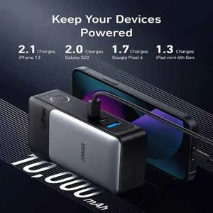TLF Anker 733 GaNPrime 파워뱅크 10000mAh 파워코어 65W 2-in-1 하이브리드 충전기 30W USB-C 휴대용 충전기 65W 벽면 충전기 포함