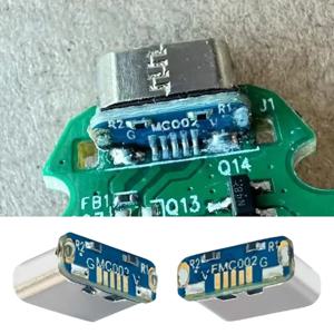 5개입 충전 포트 PCB 납땜 DIY 수리 어댑터 USB 커넥터 타입 C 여성형 잭 5핀 SMD SMT 타입-C 소켓