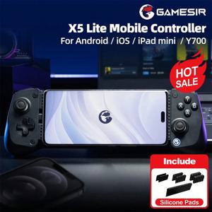 게임서 X5 라이트 모바일 게임 컨트롤러 폰 게임패드 (아이폰 16, 15 시리즈, iOS, 아이패드 미니, Y700, 안드로이드 태블릿용)