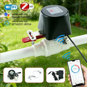 1PC/2PCS Tuya WIFI 스마트 워터 밸브 Zigbee 홈 자동화 제어 수도꼭지 타이머 지원 Alice Alexa Google Assistant SmartLife