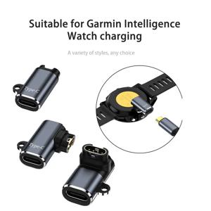 1/3/5/10Pcs Garmin Fenix ​​7 7X 5S 6 6X 6S PRO 스마트 시계 충전 변환기 액세서리 용 유형 C 충전기 어댑터
