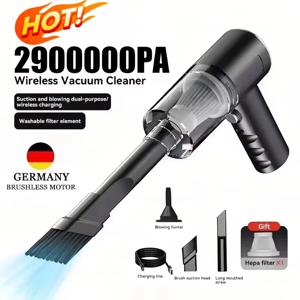 2026 자동차 진공 청소기 2900000 Pa 4 in 1 강력한 청소 기계 무선 송풍 흡입 진공 청소기 가정용 신제품