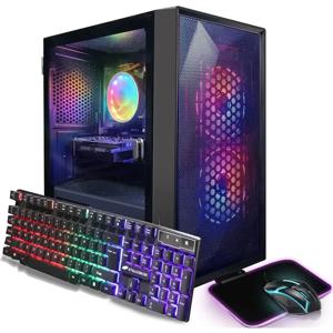홈.홈.조립된 게이밍 PC 데스크탑, 라데온 RX 550 4G GDDR5, 코어 i5 3.3Ghz (최대 3.7Ghz), 16G 램, 512G SSD, WiFi