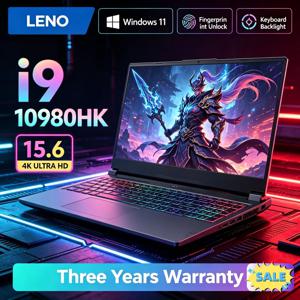 15.6인치 초슬림 게이밍 노트북 2026 신형 LENO 인텔 코어 i9-10980HK 16GB 램 1TB SSD 윈도우 11 프로 휴대용 비즈니스 노트북