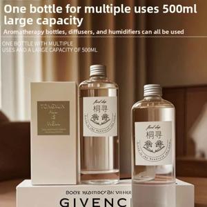 500ml/200ml 아로마 디퓨저용 샹그릴라/에보니/힐튼/라벤더 아로마테라피 에센셜 오일 보충액 향료 오일