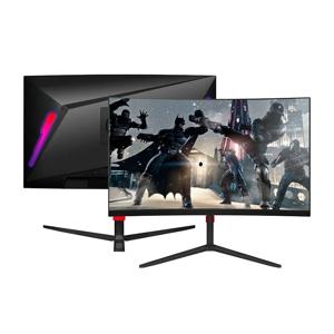 2024 새로운 디자인 다채로운 색상의 PC 디스플레이 27인치 FHD 1920*1080p RGB LCD 모니터 180Hz 풀 게이밍 커브드 스크린 데스크탑 LED