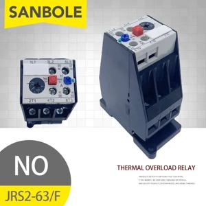 JRS2-63 3UA59 열 과부하 릴레이 보호기 가이드 DIN 레일 장착 조정 가능한 전기 보호