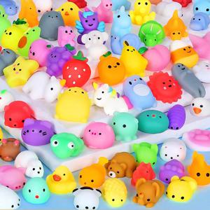 20Pcs 미니 귀여운 만화 동물 스트레스 릴리프 장난감 소년 소녀 생일 파티 호의 Piñata 필러 카니발 키즈 파티 용품