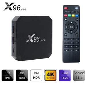 기존 X96 미니 안드로이드 11.0 스마트 TV 박스 쿼드 코어 2GB 16GB WiFi 미디어 플레이어 X96mini 셋톱 박스 1G 8G