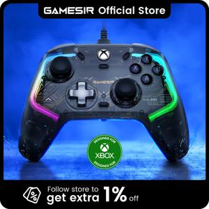 게임서 칼라이드 Xbox 컨트롤러 유선 게임패드 (Xbox 시리즈 X, Xbox 시리즈 S, Xbox One 게임 콘솔용), 홀 이펙트 조이스틱 탑재