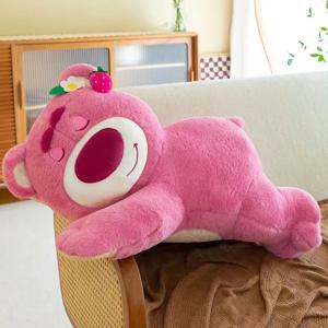 Lots-o'-Huggin' Bear 플러시 장난감 귀여운 토이 스토리 플러시 딸기 아로마 소프트 인형 Lotso 인형 베개 어린이를위한 생일 선물