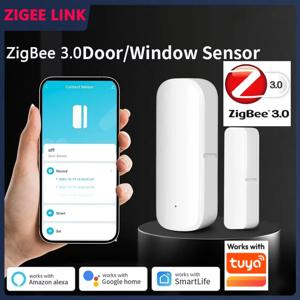Zigbee 3.0 도어 윈도우 센서 스마트 홈 보안 자기 접촉 감지기 Alexa Google 홈 허브용 APP 원격 알람 필요