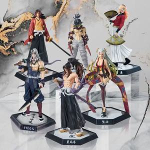 애니메이션 악마 슬레이어 피규어 Kamado Tanjirou Nezuko 액션 피규어 PVC 모델 완구 Zenitsu 입상 Inosuke Kimetsu Yaiba Figura 선물
